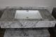 High Quality Vanity Set with Hand Wash Basin Gray 'n White