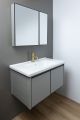 Bathroom Vanity Gray Storage with Hand Wash Basin in High Quality