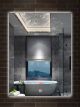 Rectangular Bathroom Mirror with Back LED Light 60x80cm
